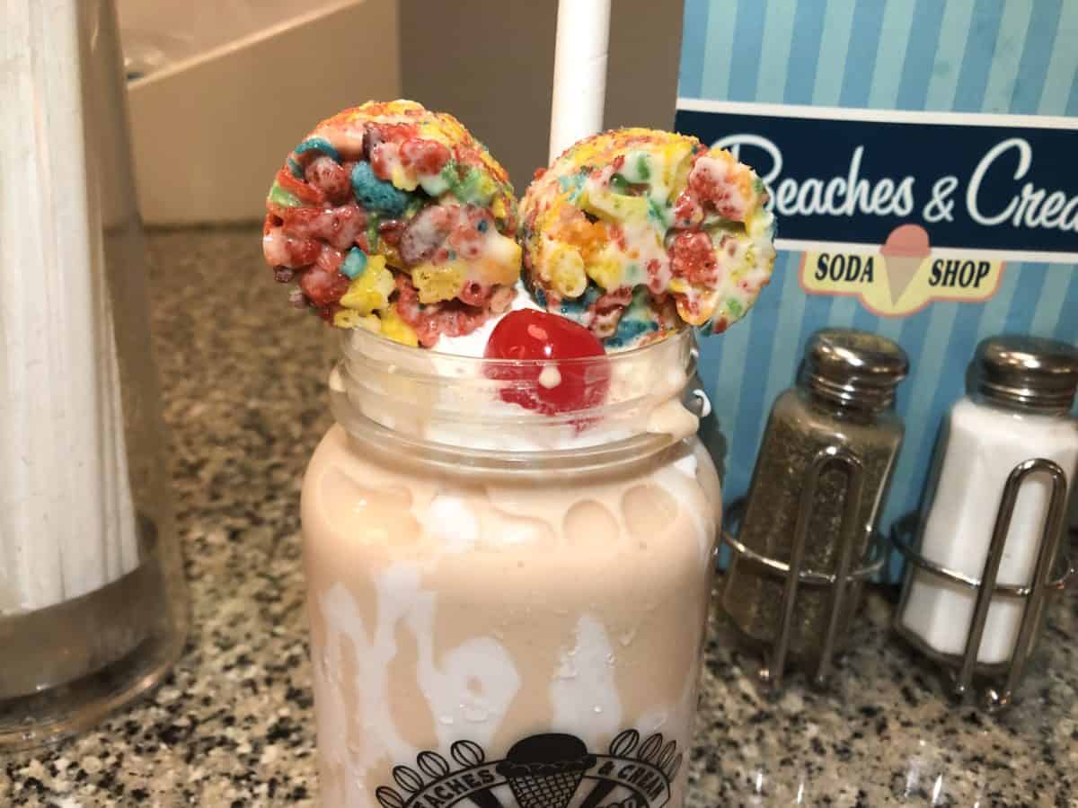 Beaches and Cream Dreamsicle shake