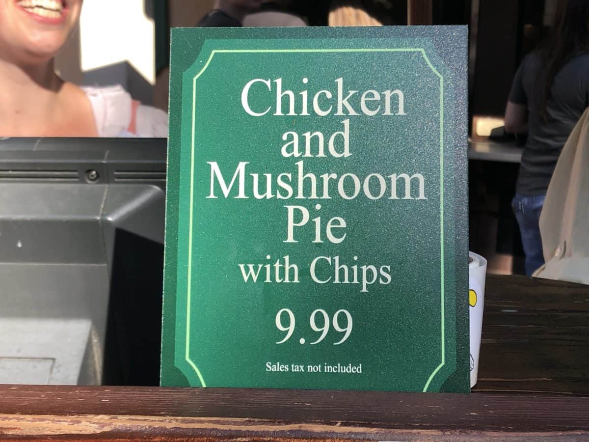 Chicken and Mushroom Meat Pie 