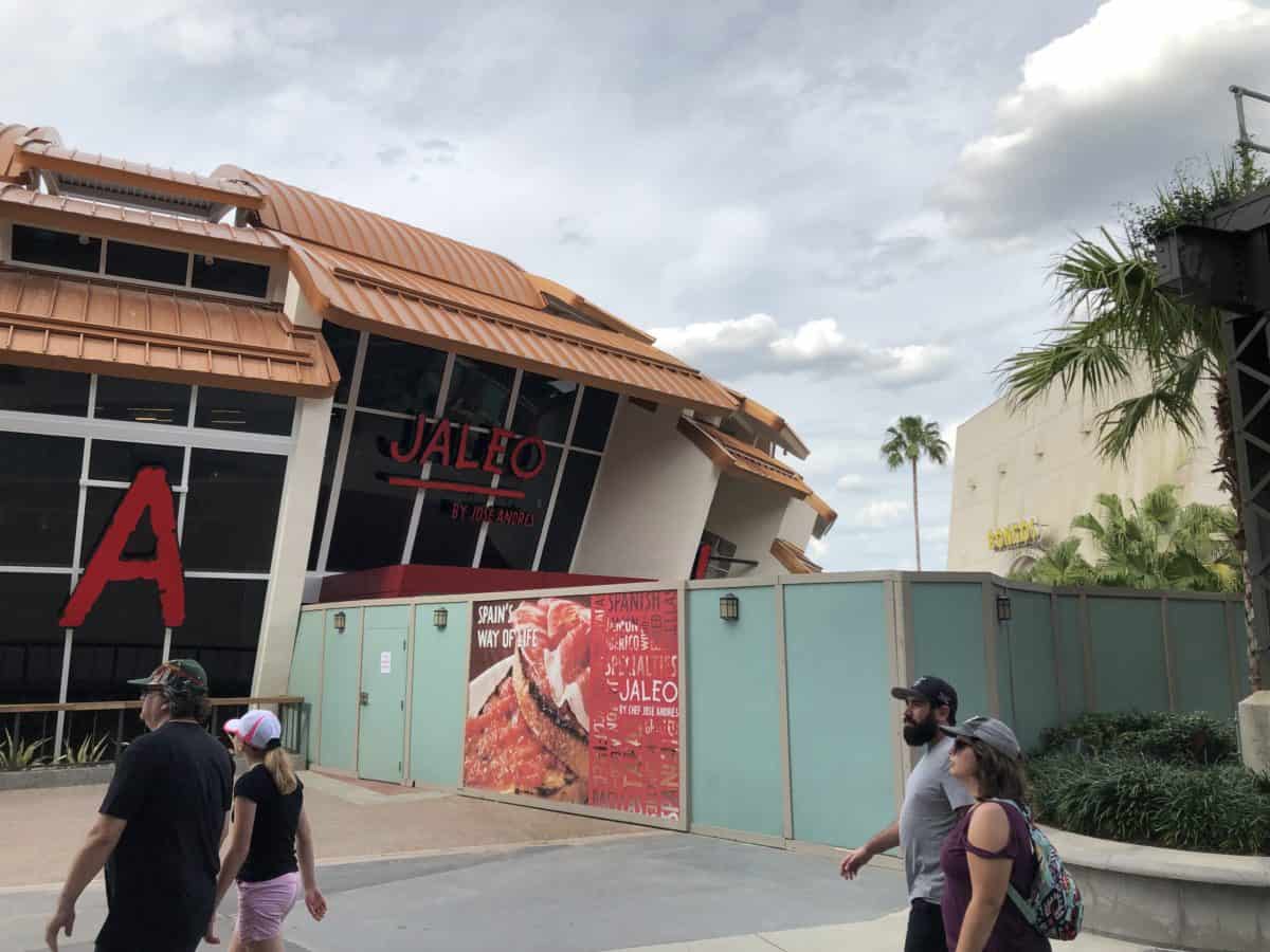 Jaleo Construction Walls Coming Down