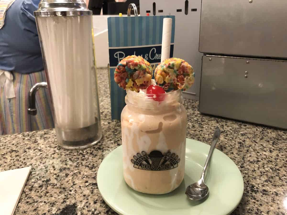 Beaches and Cream Dreamsicle shake 