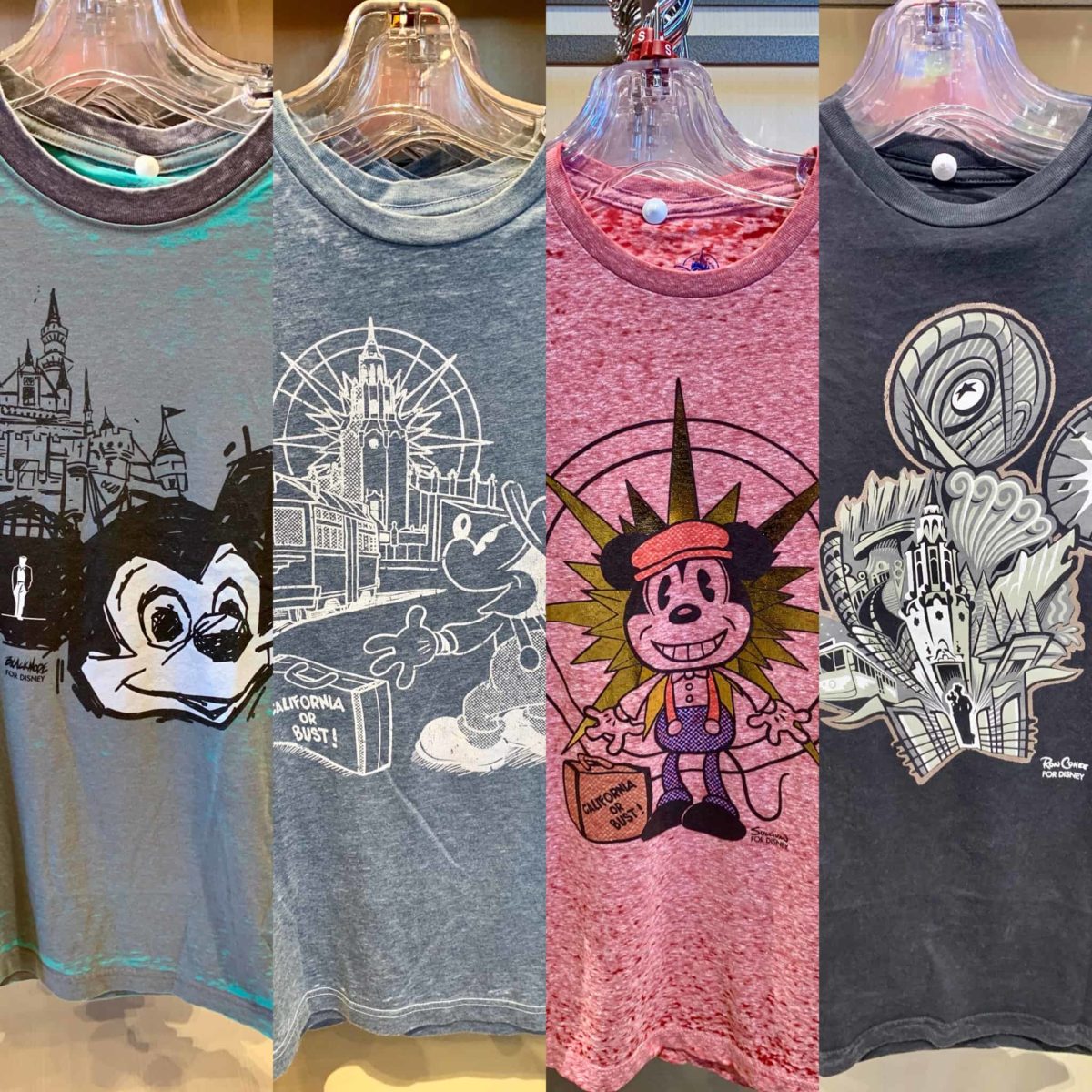 Abstract Art Mickey Mouse T Shirts Disneyland Resort