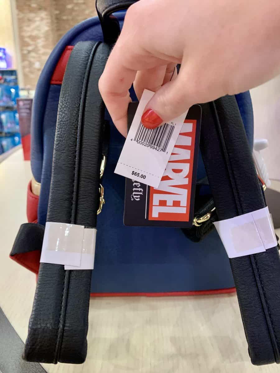 Captain Marvel Loungefly Backpack Disney Parks