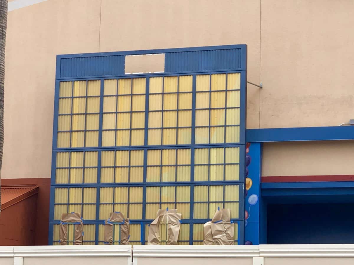 Captain Marvel Meet and Greet Experience construction Disney California Adventure 