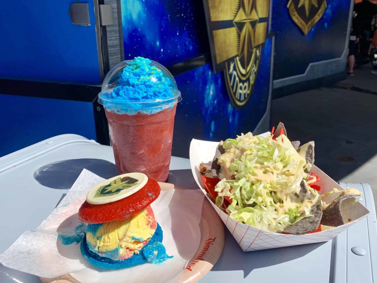 Captain Marvel Specialty Food Items Studio Catering Co. Disney California Adventure