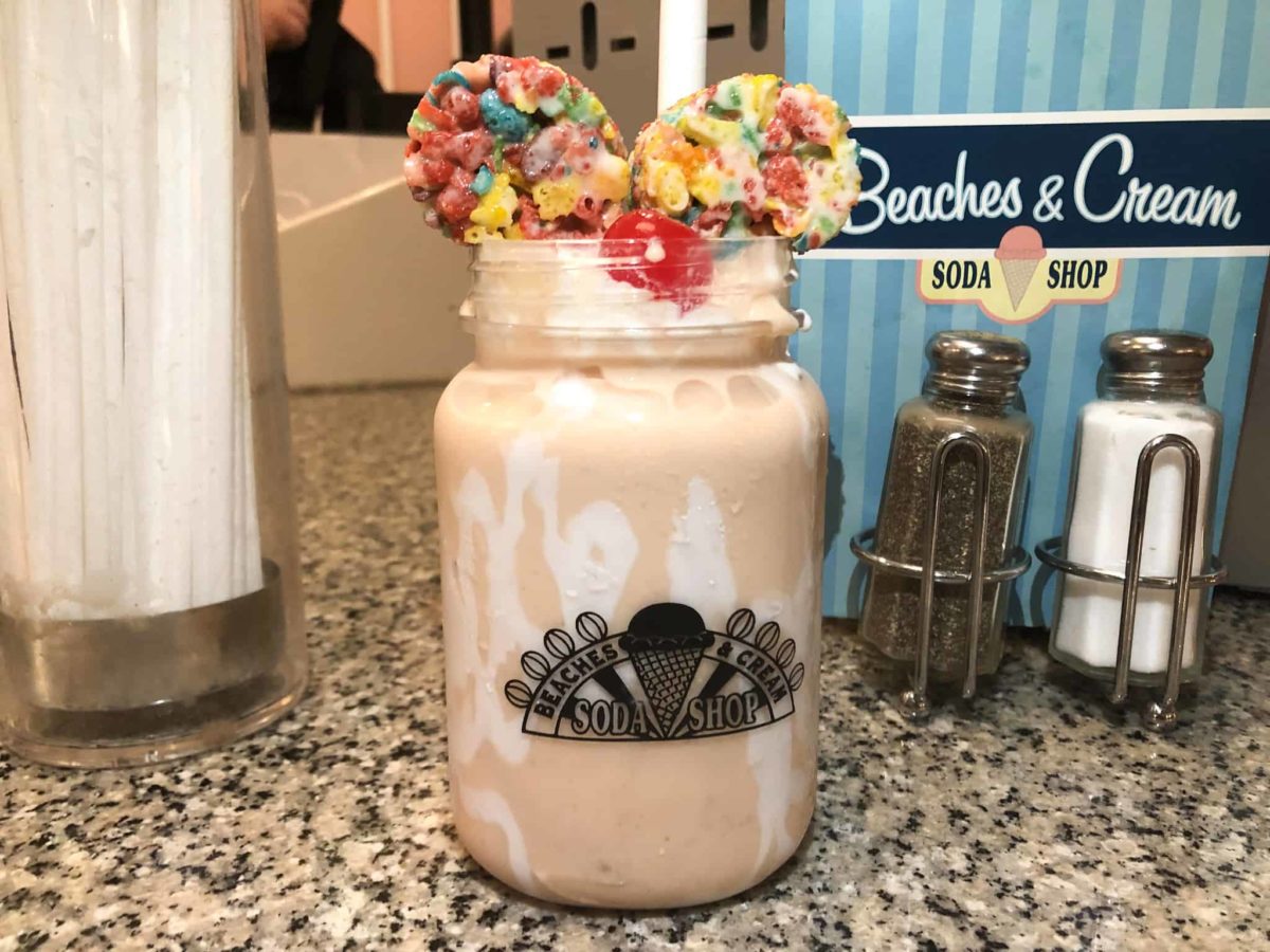 Beaches and Cream Dreamsicle shake