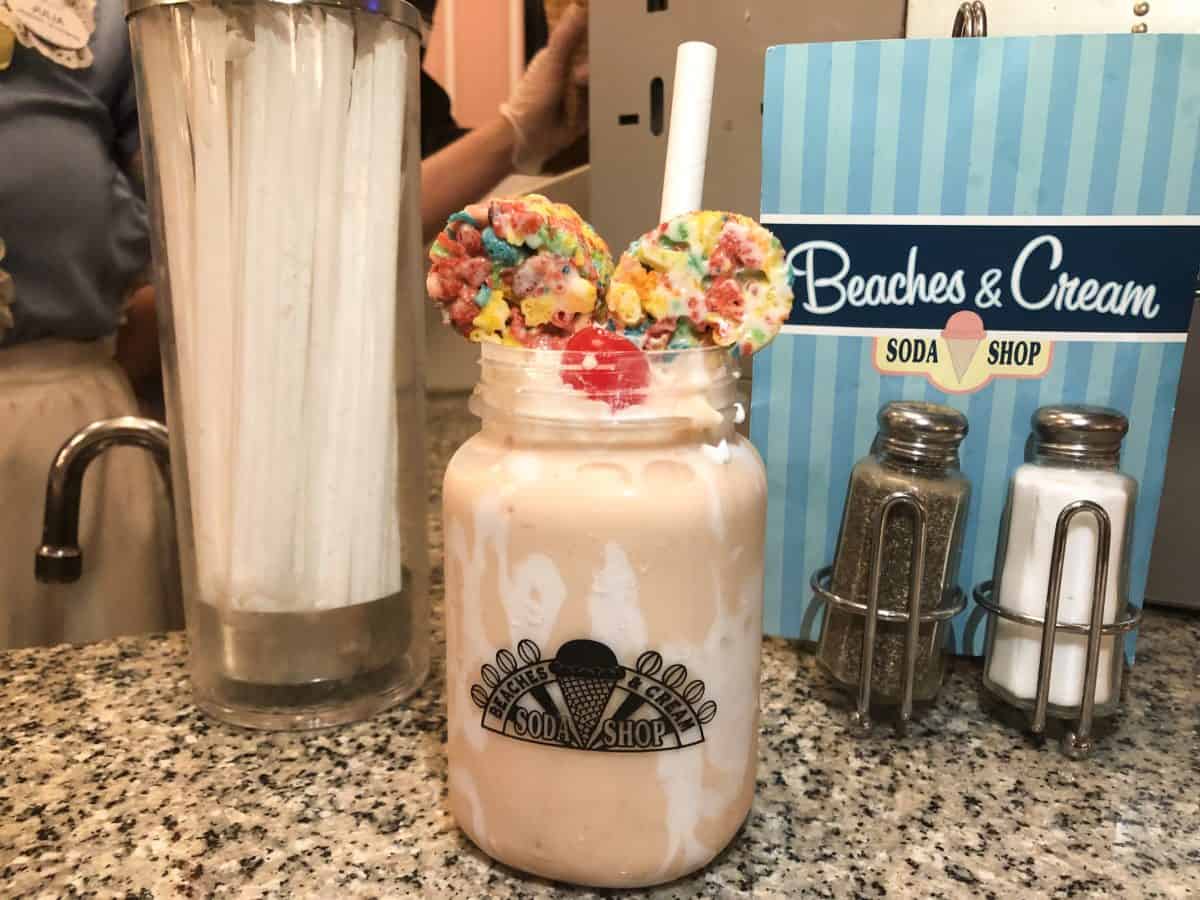 Beaches and Cream Dreamsicle shake 