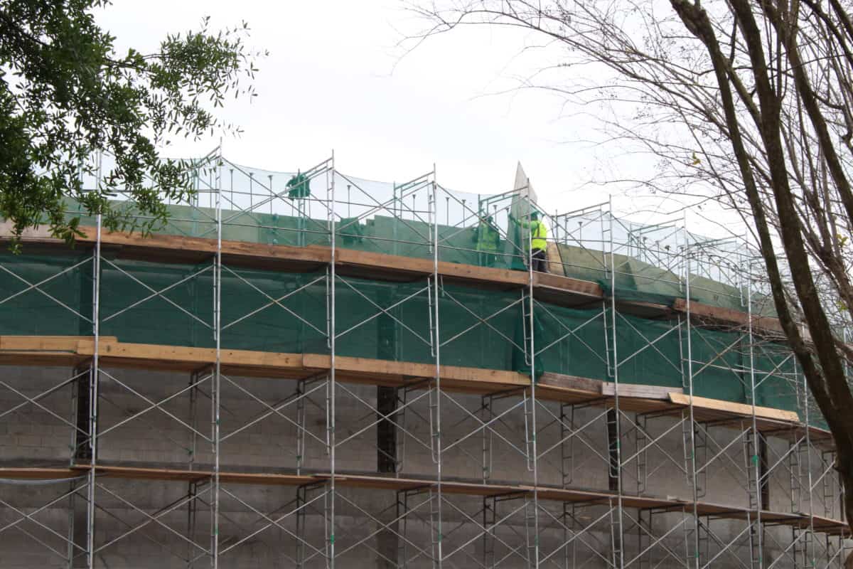 Epcot space restaurant construction