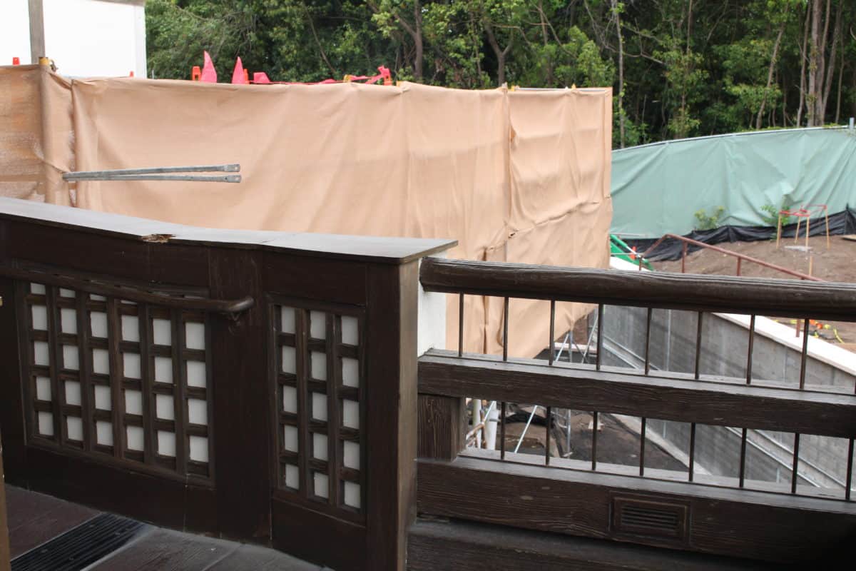 Epcot Japan restaurant construction