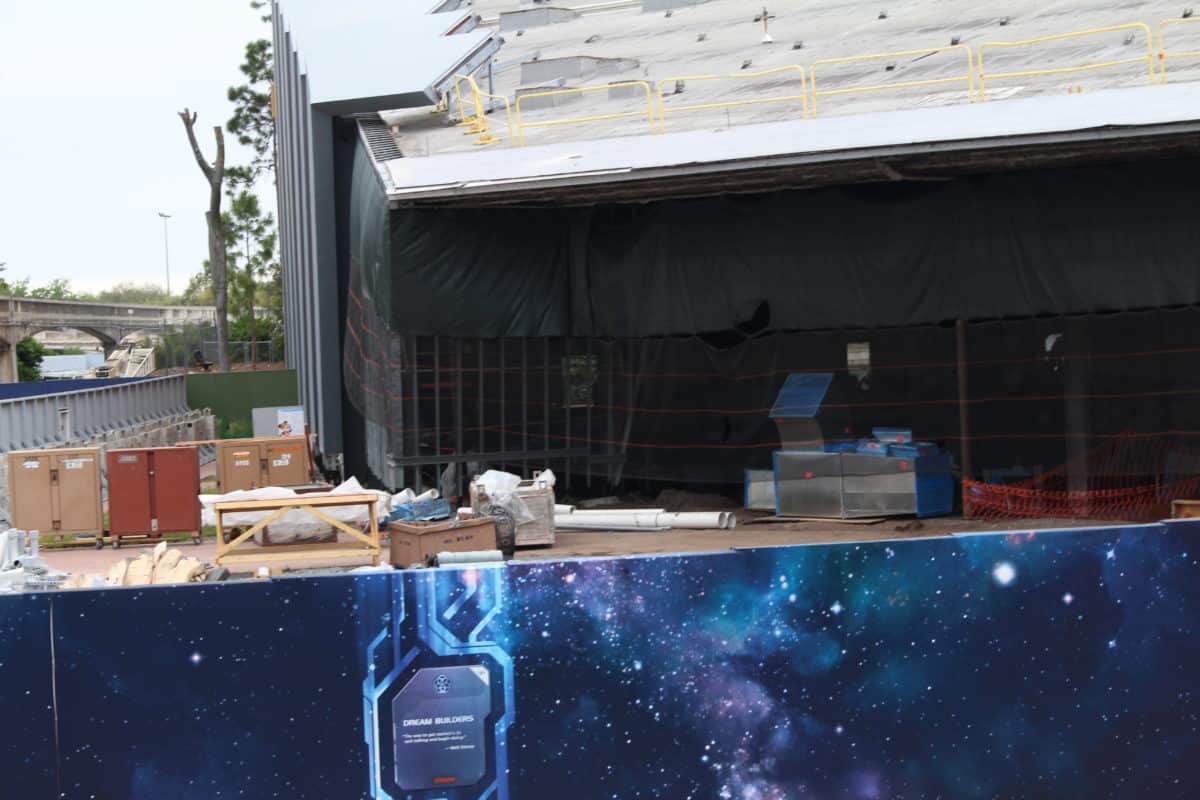Guardians of the Galaxy coaster construction