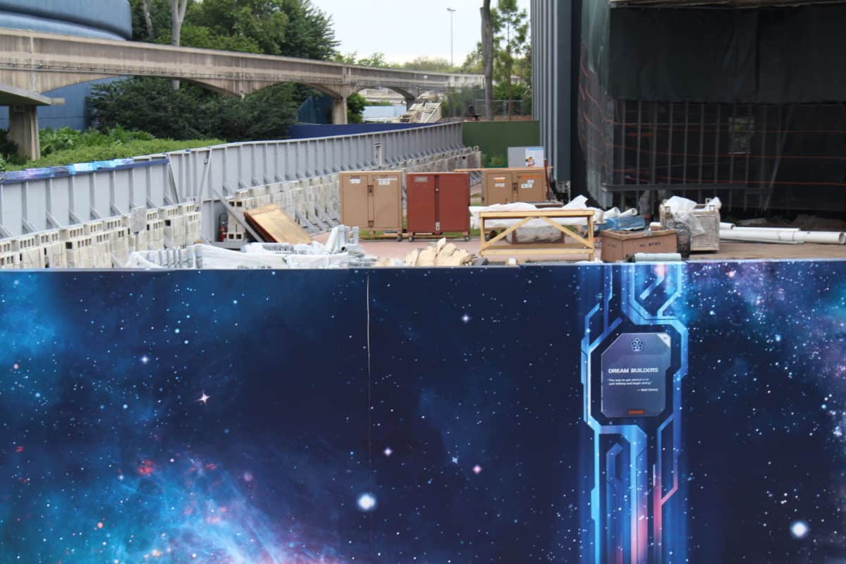 Guardians of the Galaxy coaster construction