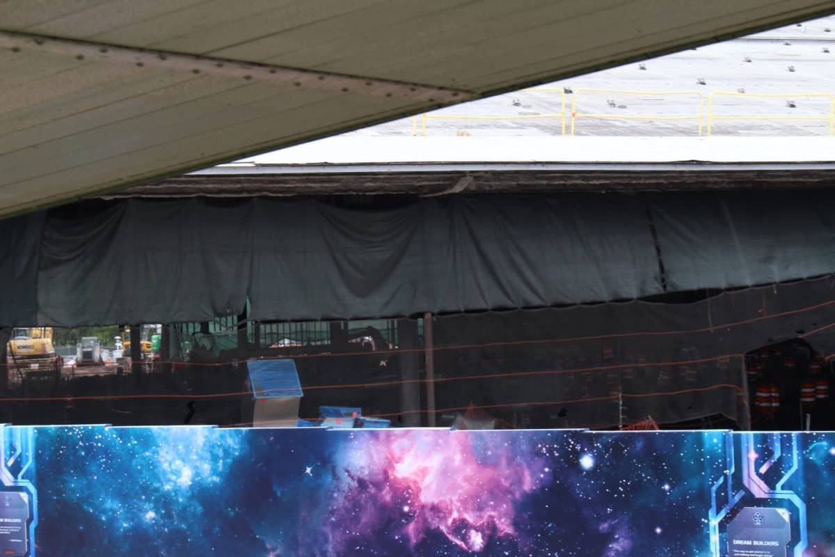 Guardians of the Galaxy coaster construction