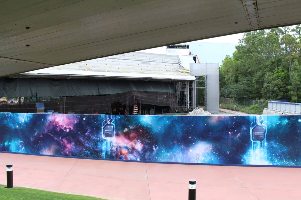 Guardians of the Galaxy coaster construction
