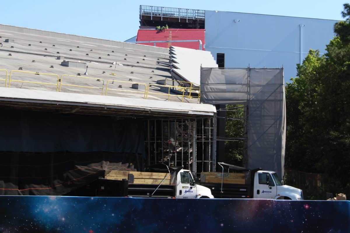 epcot guardians of the galaxy coaster construction