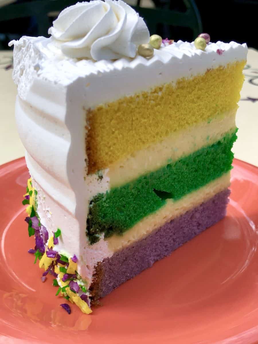 Mardi Gras Coconut Cake French Market Disneyland Park