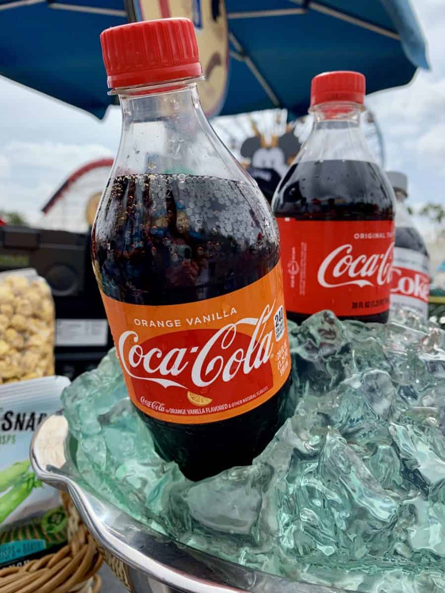 Orange vanilla coca cola disney california adventure park