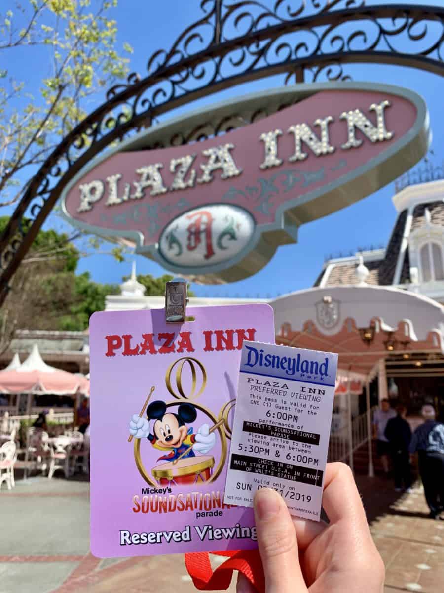 Plaza Inn Mickey's Soundsational Dining Package