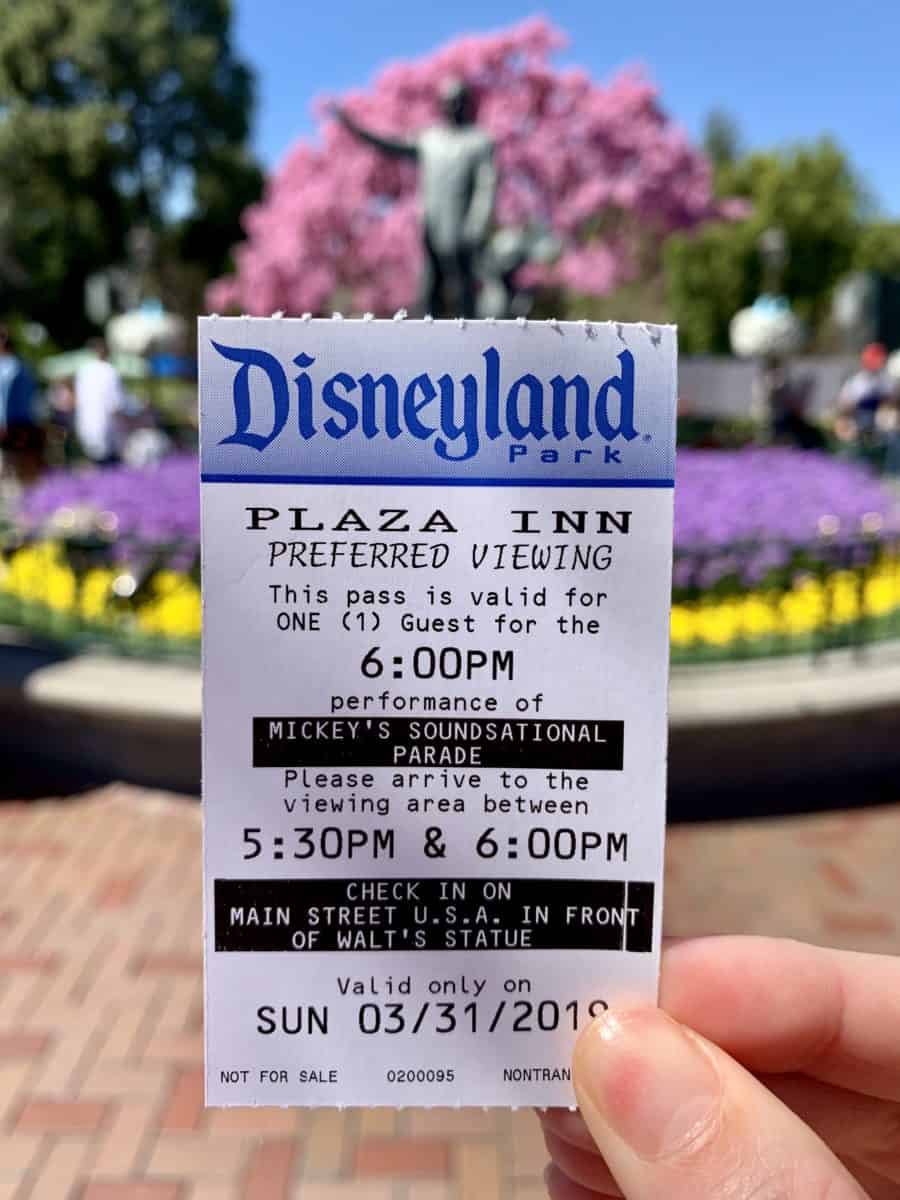 Plaza Inn Mickey's Soundsational Dining Package
