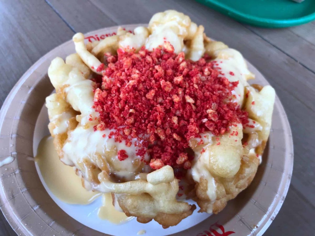 Sizzlin' Hot Funnel Cake Hungry Bear Restaurant Get Your Ears On Celebration Disneyland