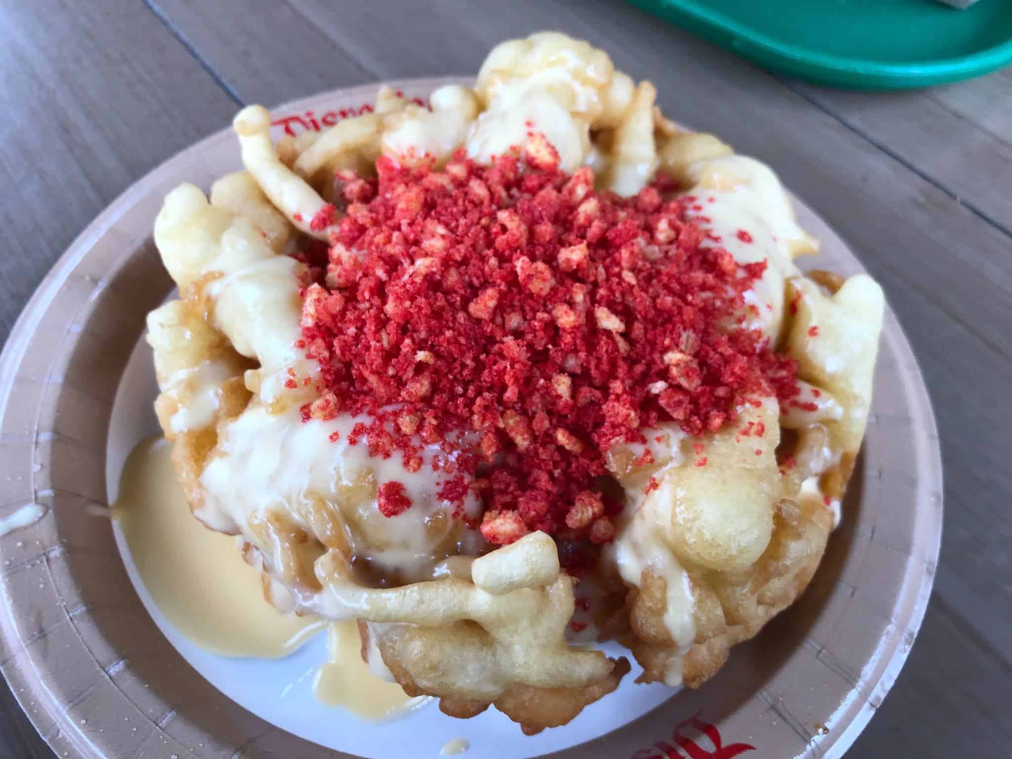 Sizzlin' Hot Funnel Cake Hungry Bear Restaurant Get Your Ears On Celebration Disneyland