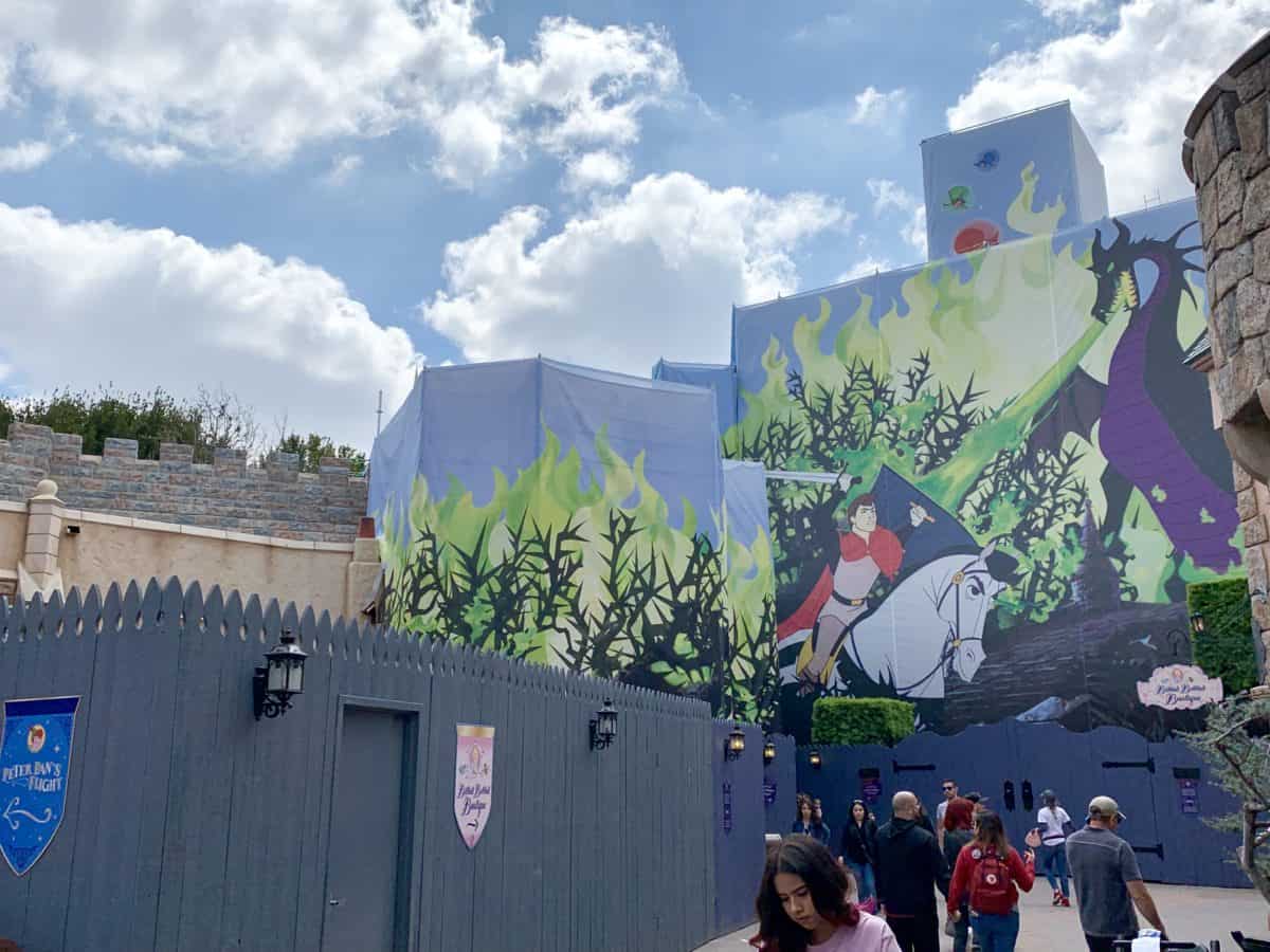 Sleeping Beauty Castle Refurbishment Update 3 26 2019