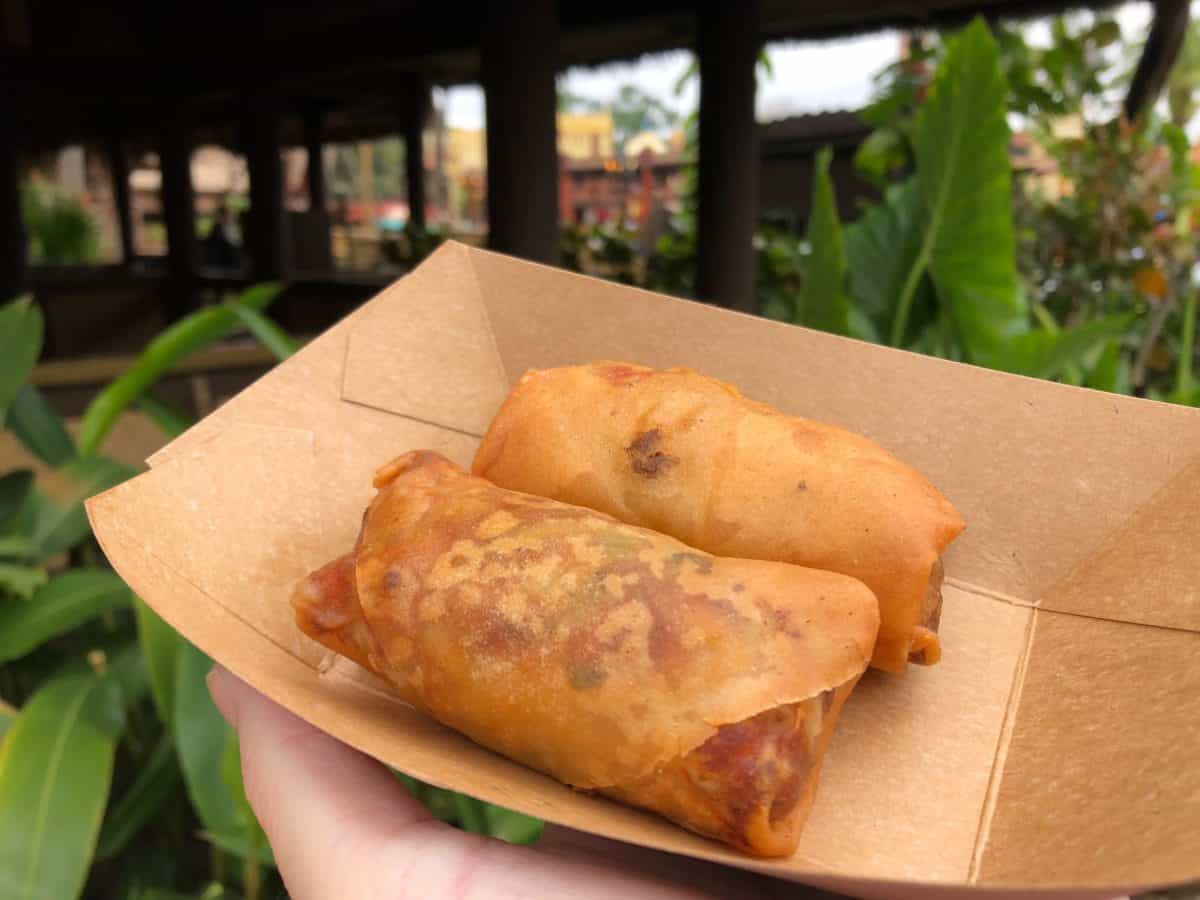 adventureland philly cheesteak spring roll magic kingdom walt disney world