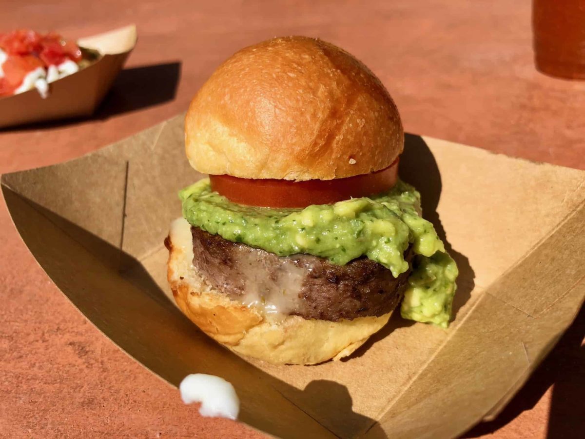 While rather tasty, this slider is rather small for the price. It&rsquo;s also not that inventive &ndash; I&rsquo;ve had guac on a burger many times. There are many other great dishes at the festival we&rsquo;d recommend, but if you just have to eat a burger, you could do worse we suppose.