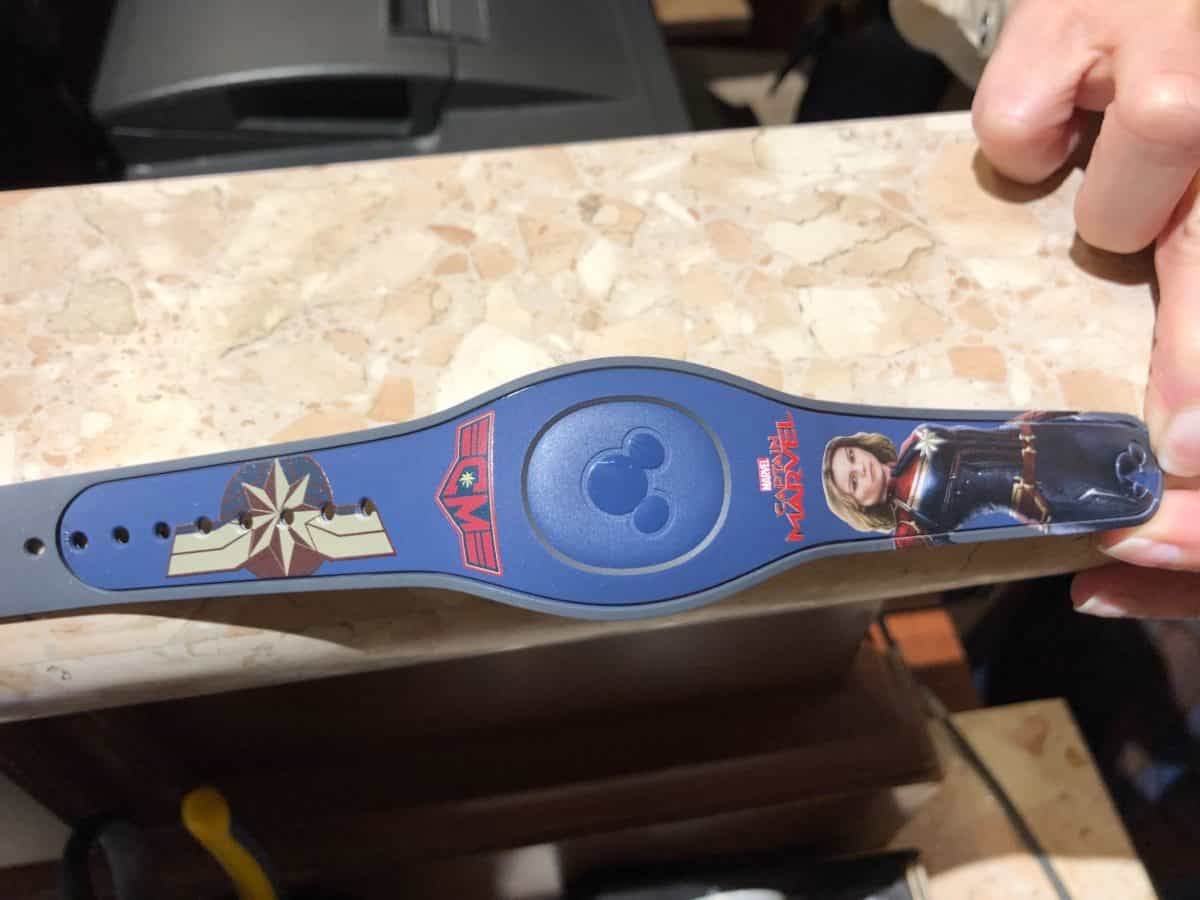 captain marvel magicband march 2019