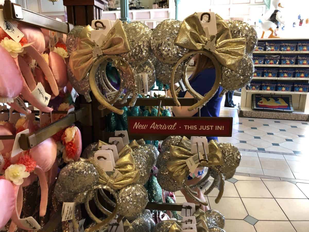 cinderella castle sparkle minnie ear headbands magic kingdom walt disney world