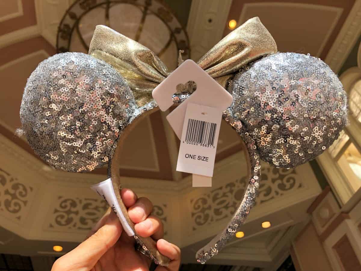 cinderella castle sparkle minnie ear headbands magic kingdom walt disney world