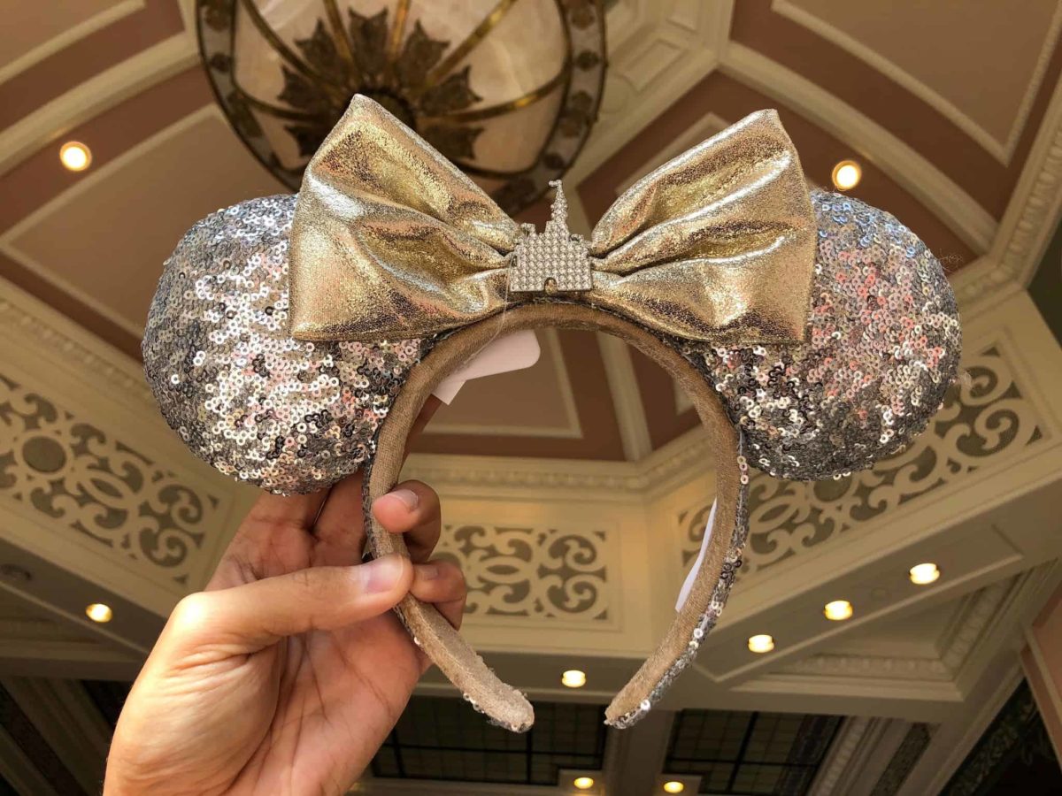 cinderella castle sparkle minnie ear headbands magic kingdom walt disney world