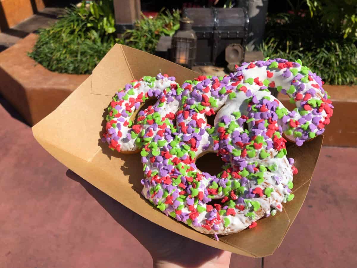mickey confetti pretzel