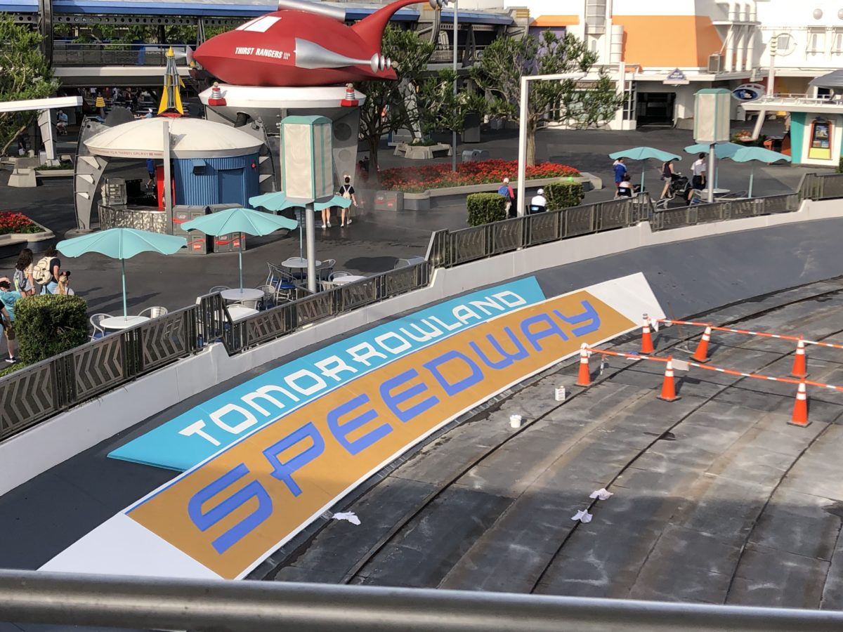 Tomorrowland Speedway Painting and Track Repairs