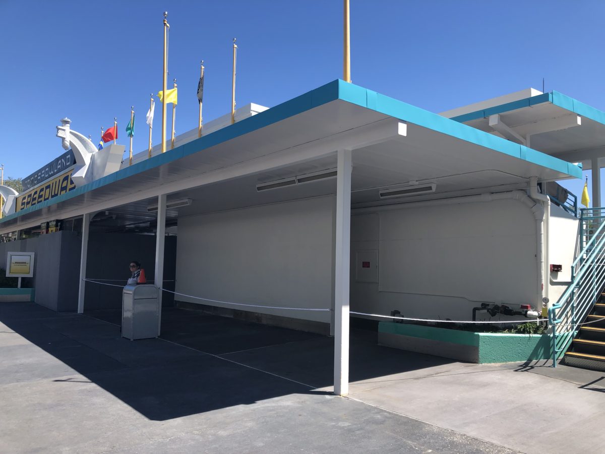 Tomorrowland Speedway walls down