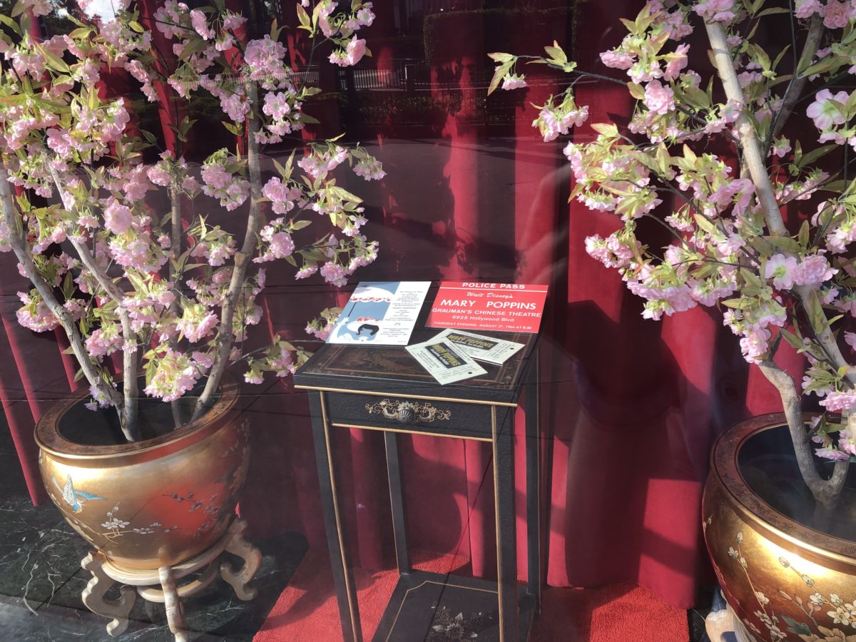 Chinese theater window display 