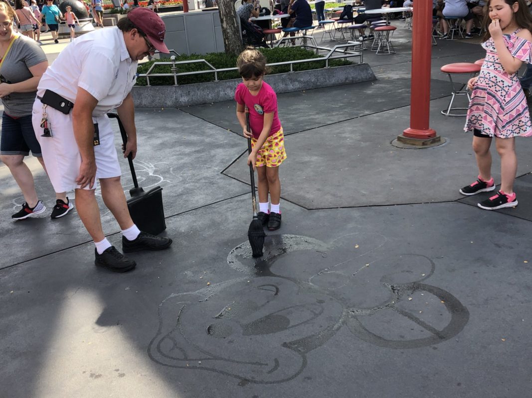 Magic kingdom cast member custodial