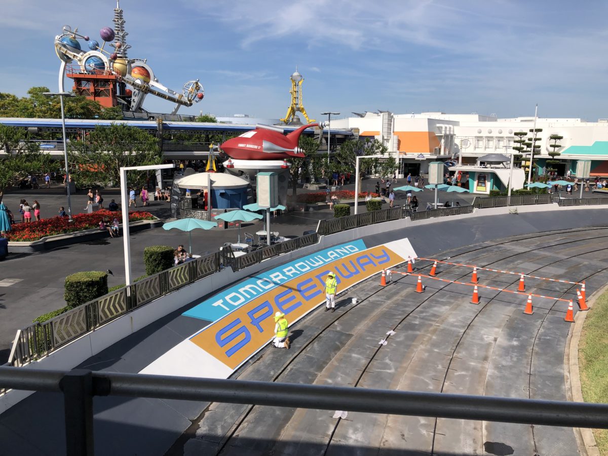 Tomorrowland Speedway Painting and Track Repairs