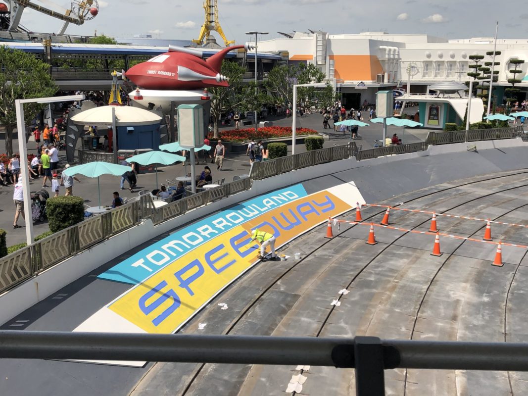 Tomorrowland Speedway Painting and Track Repairs
