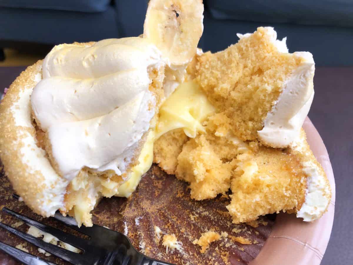 Banana Caramel Cupcake