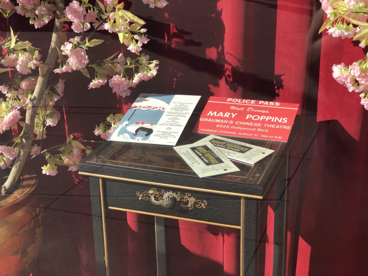 Chinese theater window display 
