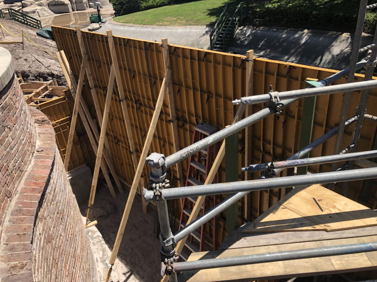 Castle pathway widening project 