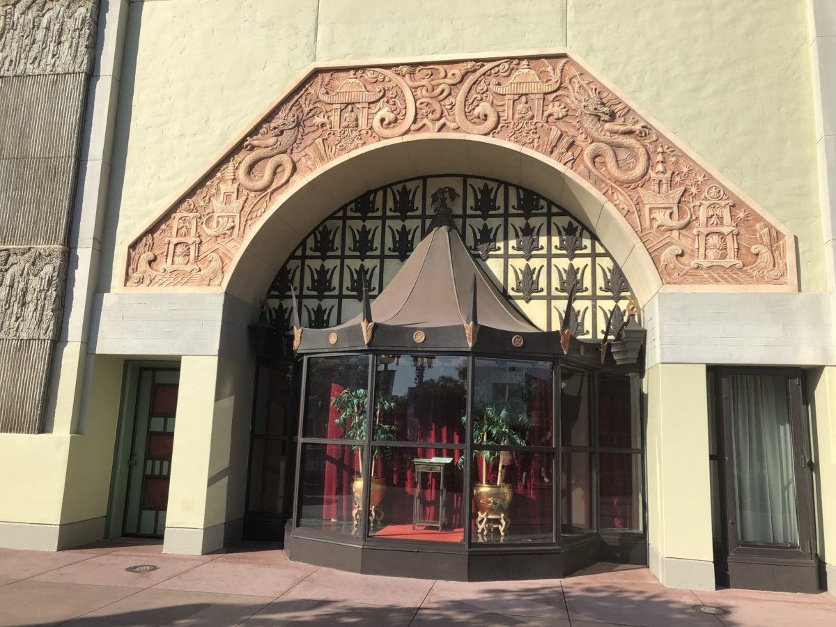 Chinese theater window display 