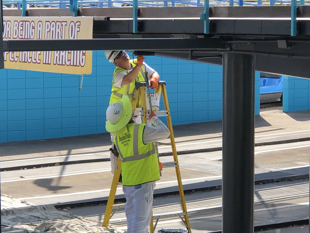 Tomorrowland Speedway Painting and Track Repairs