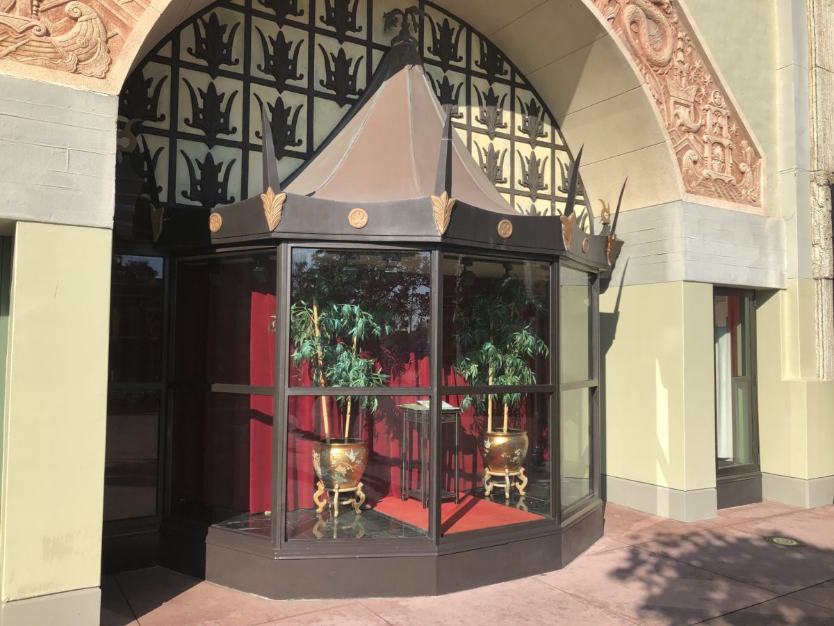 Chinese theater window display 