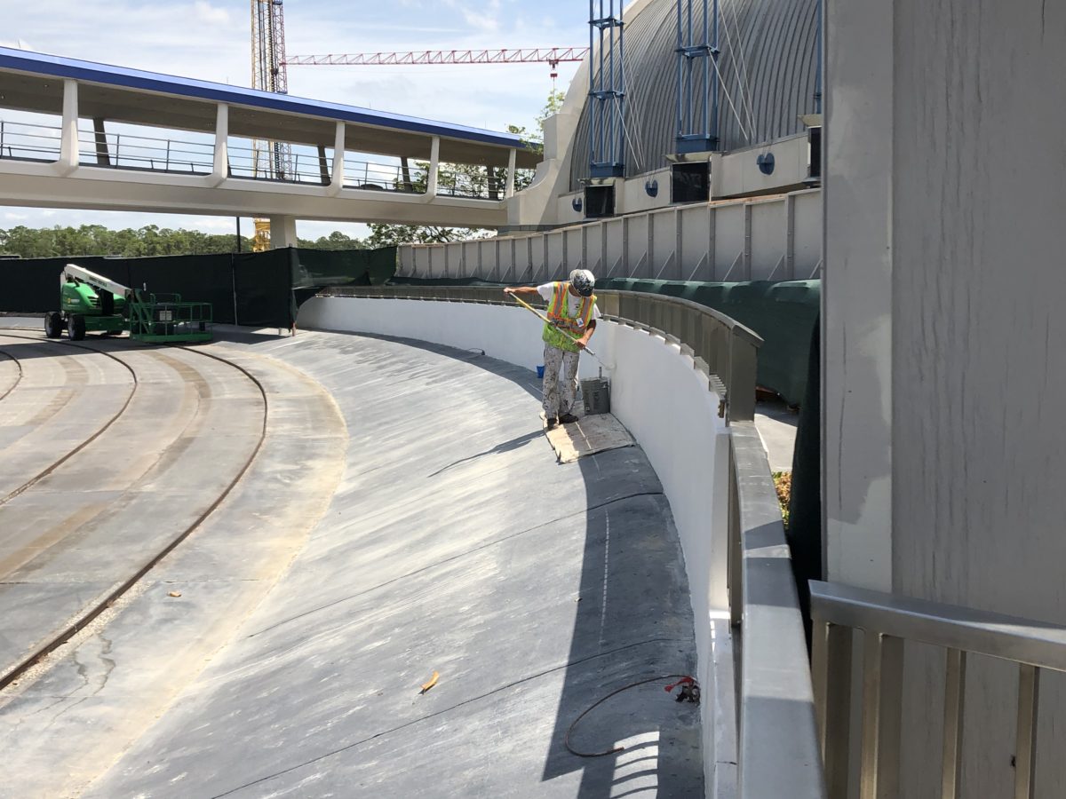 Tomorrowland Speedway Painting and Track Repairs