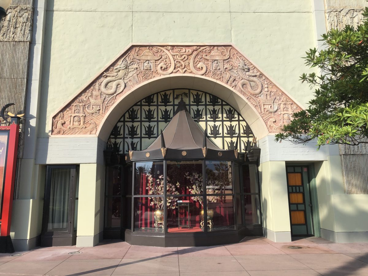 Chinese theater window display 