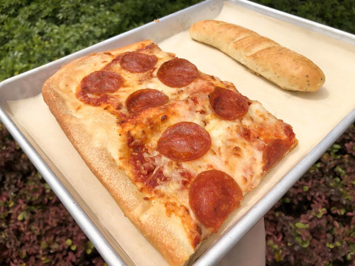 Intermission food court pizza