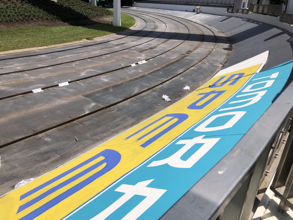 Tomorrowland Speedway Painting and Track Repairs