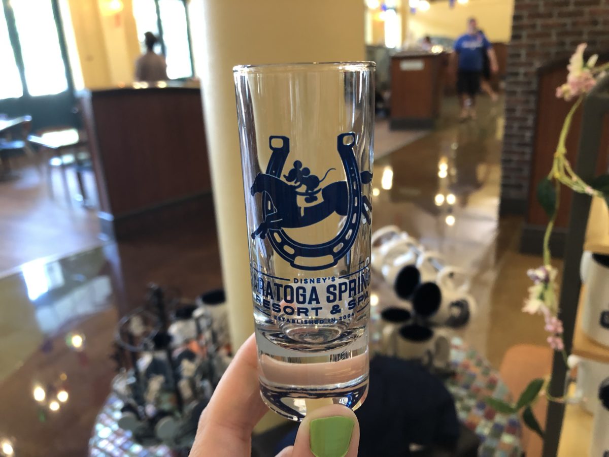 Saratoga Springs shot glass 