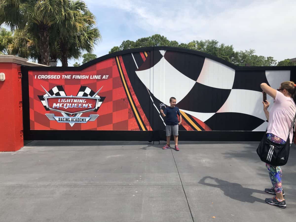 Lightning McQueen wall