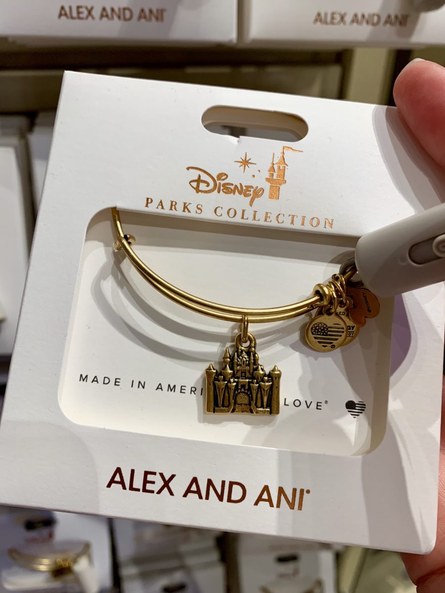 Gold and Silver Sleeping Beauty Castle Alex and Ani Bangle